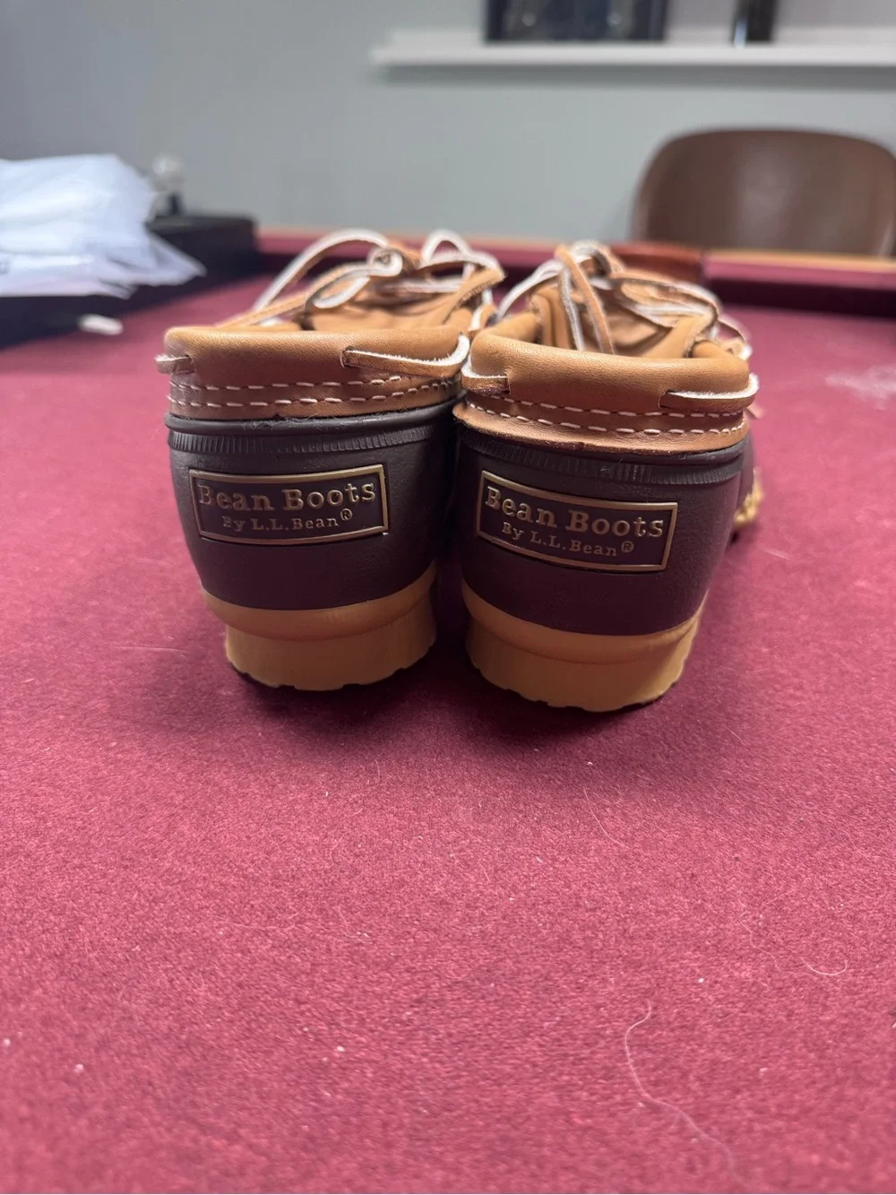 L.L. Bean Brown and Tan Duck Boots